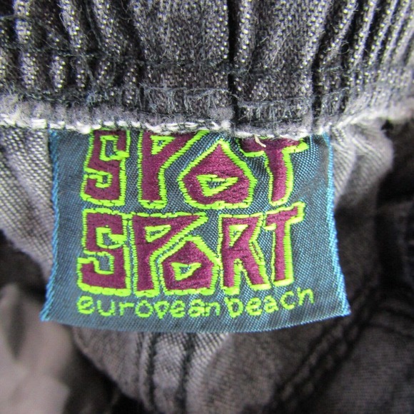 Vtg Spot Sport European Beach High Waist Jeans Women's Size L Black Denim Pants - Picture 9 of 10